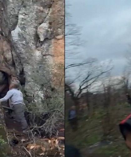 Derecik'te dağda mahsur kalan genç kurtarıldı