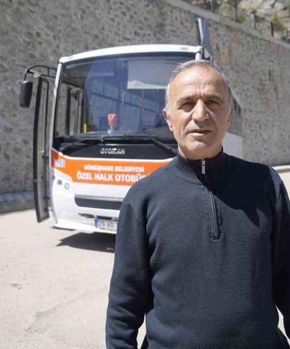 Gümüşhane'de fenalaşan yolcu hastaneye dolmuşla yetiştirildi