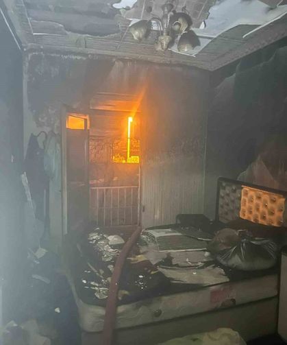 Mardin'de müstakil evde çıkan yangın söndürüldü