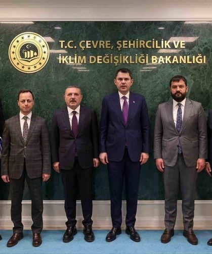 Sincan Belediye Başkanı Ercan, Bakan Kurum ile görüşme gerçekleştirdi