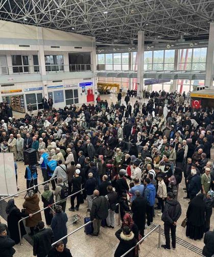 Son hacı kafilesi de yola çıktı