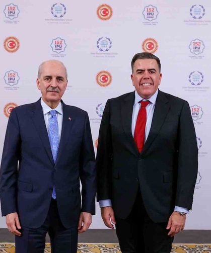 TBMM Başkanı Kurtulmuş, Avustralya Temsilciler Meclisi Başkanı Dick ile görüştü