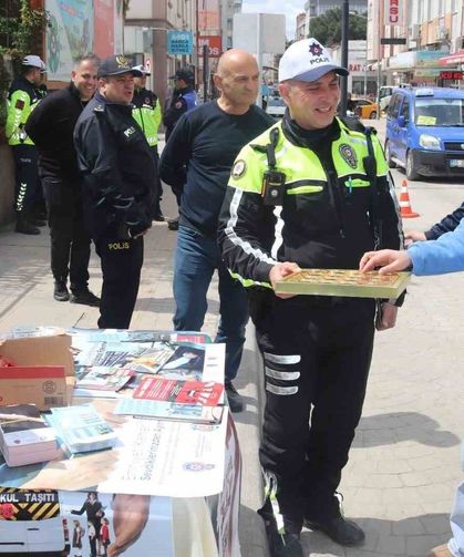 Bafra'da Trafik Haftası'nda farkındalık etkinliği