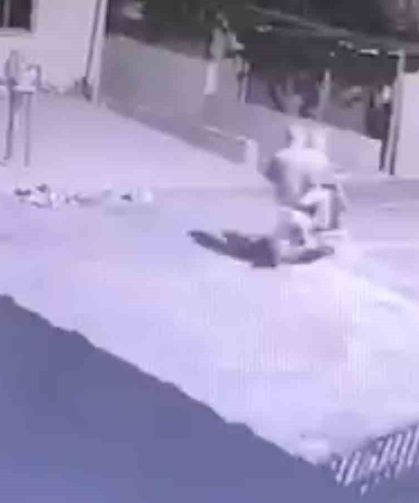 Kapaklı'da motosikletli hırsızlar inşaattan kablo çaldı