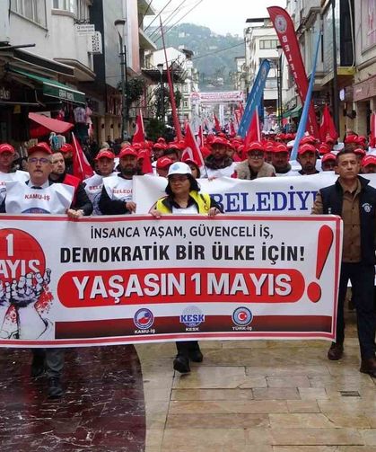 Ordu'da 1 Mayıs etkinliği