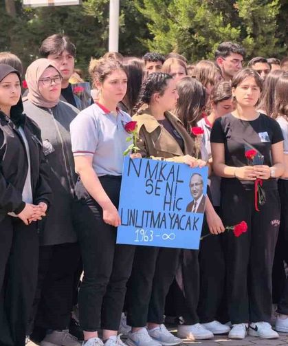 Vefat eden okul müdürü için veda töreni düzenlendi
