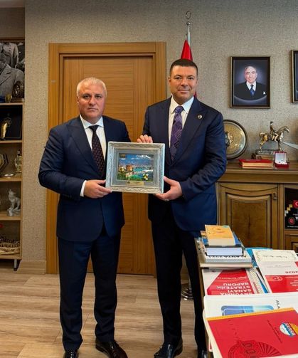 ALTSO Başkanı Eray Erdem'den MHP Genel Başkanı Bahçeli'ye ziyaret