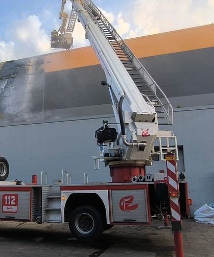 Eskişehir'de yalıtım fabrikasında yangın