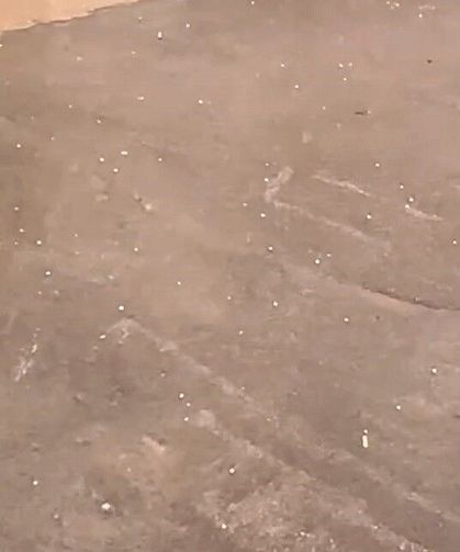 İnegöl, dolu ve sağanak yağışa teslim oldu