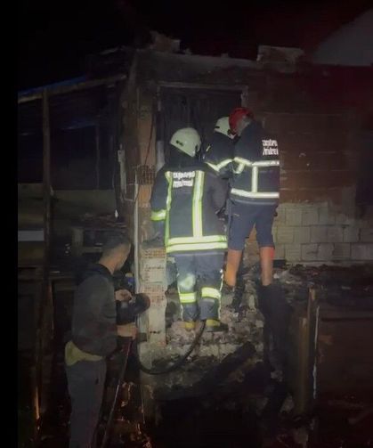 Kastamonu'da ev yangını