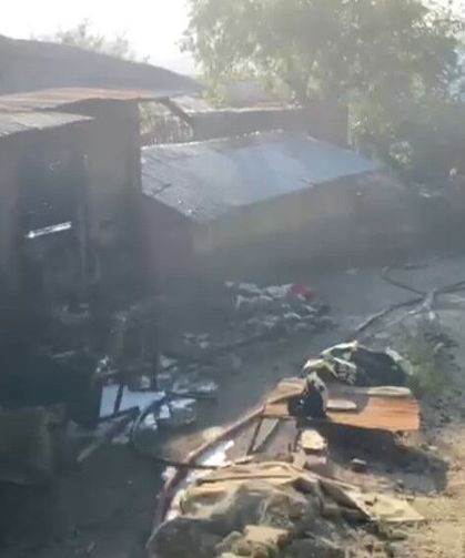 Yayla evinden ormana sıçrayan yangın söndürüldü