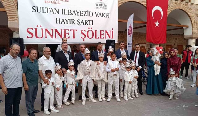 528 yıllık geleneğe sünnet şöleni