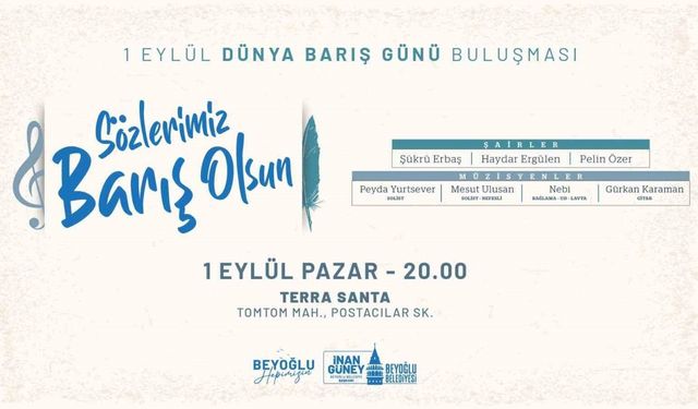 Dünyaya sanat aracılığıyla barış çağrısı