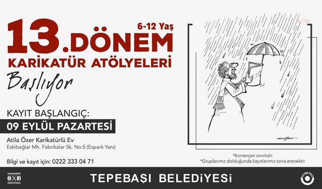 Karikatür atölyeleri için kayıtlar başlayacak