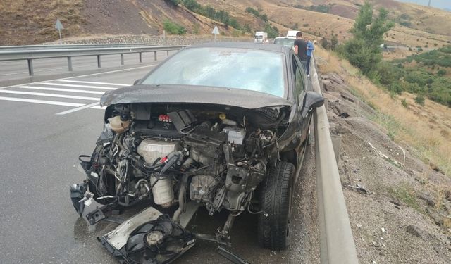 Erzurum'da trafik kazası: 1 yaralı