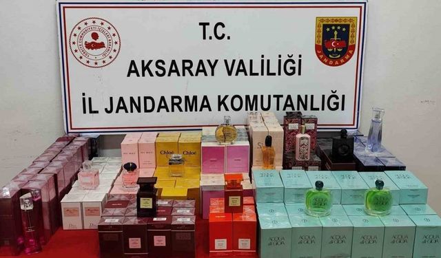 Jandarmadan kaçak parfüm operasyonu