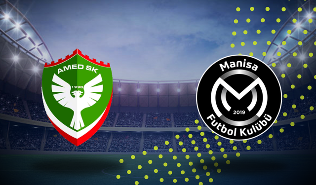 CANLI YAYIN | Amedspor Manisa FK maçı