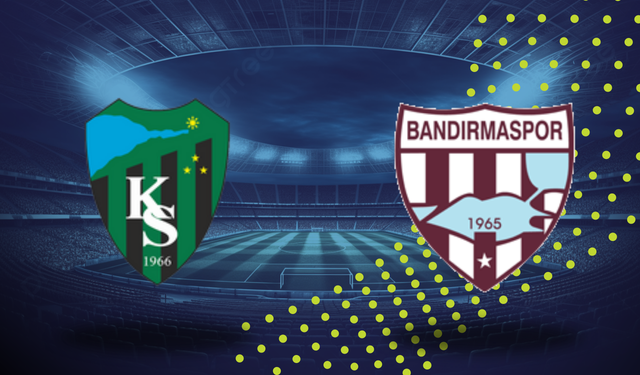 Kocaelispor – Bandırmaspor maçı ne zaman, saat kaçta ve hangi kanalda?