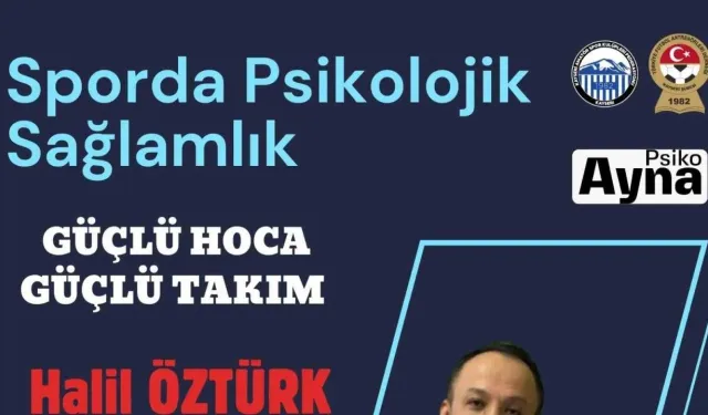 Futbol antrenörlerine ‘sporda psikolojik sağlamlık’ semineri