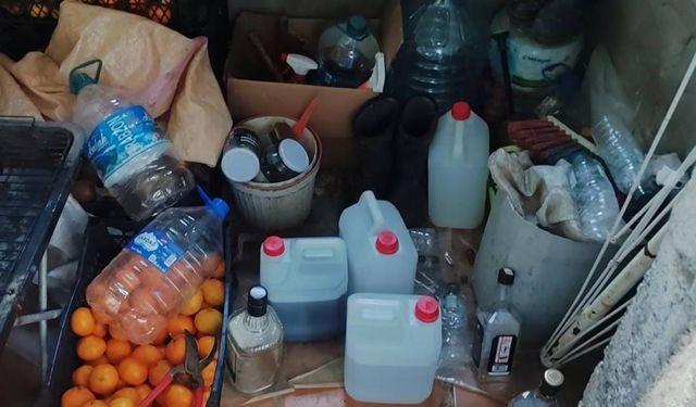 Sahte alkol operasyonu: 2 gözaltı