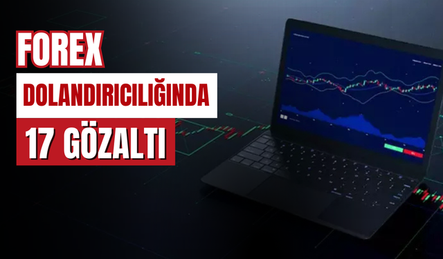 ‘Forex Yatırımı’ dolandırıcılığı: 17 şüpheli gözaltında