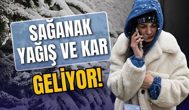 Meteoroloji'den uyarı: Sağanak yağış ve kar geliyor