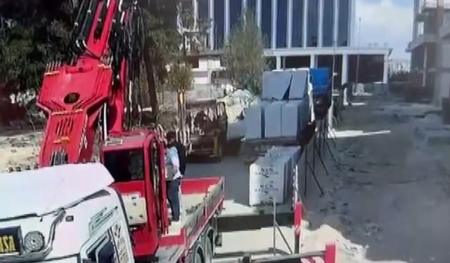 Gazbeton paleti altında kalan işçi yaşamını yitirdi