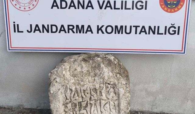 Adana’da tarihi eser operasyonu