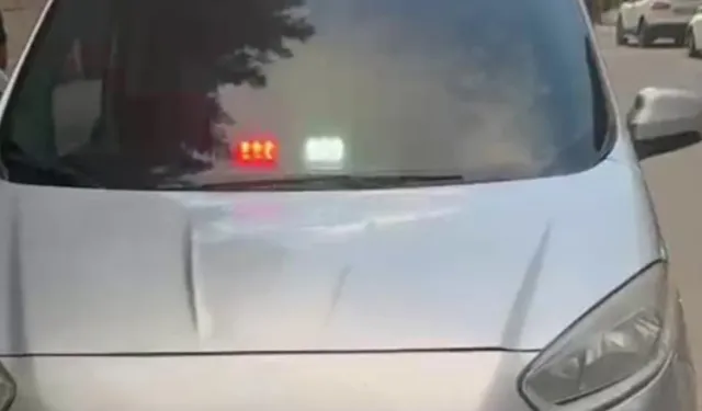 Aracına çakar takan sürücüye şok ceza!