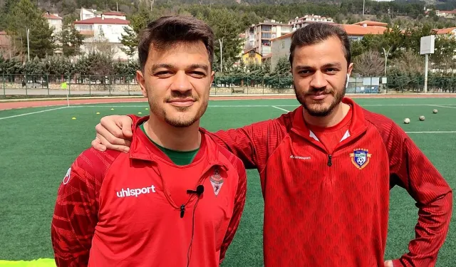 Geredespor - Eflanispor maçında ikiz kardeşler rakip oldu! 1-1 beraberlik