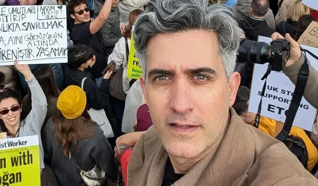 Memet Ali Alabora, Londra’daki protestoya katıldı