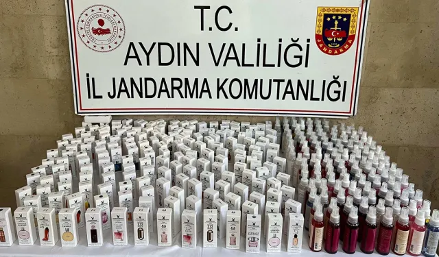 Aydın'da taklit parfüm operasyonu: 1 milyon TL değerinde ürün ele geçirildi