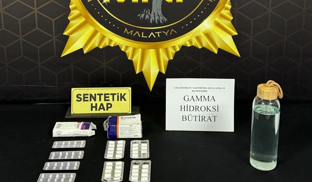 Malatya’da uyarıcı madde operasyonu yapıldı