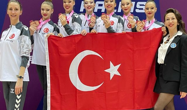 Milli cimnastikçilere 4 bronz madalya