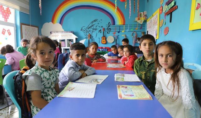 Köy okulunda robotik kodlama eğitimi