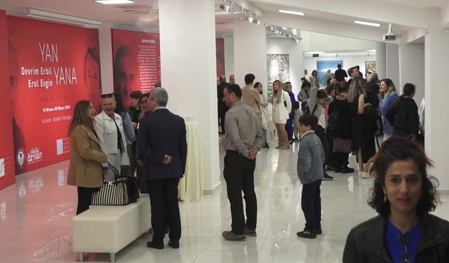 Erol Evgin ve Devrim Erbil'in ortak sergisi Yenişehir'de