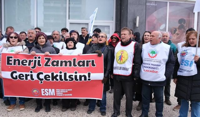Yüzde 25 elektrik zammı Eskişehir’de protesto edildi
