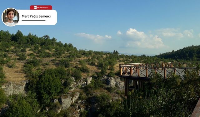 Doğal güzelliğiyle dikkat çeken Tokatlı Kanyonu!