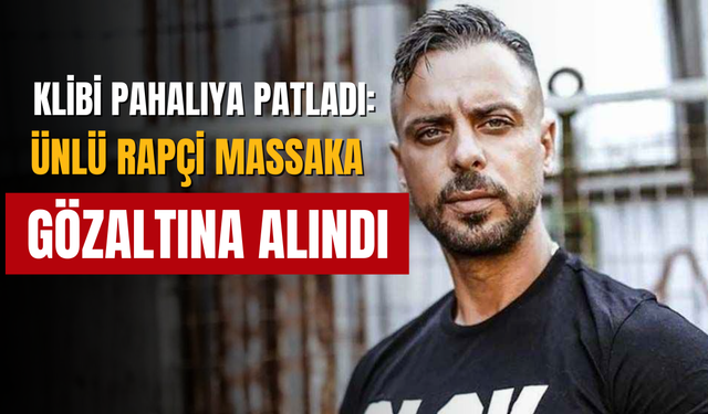 Rapçi Massaka, suç örgütü övgüsü iddiasıyla gözaltına alındı