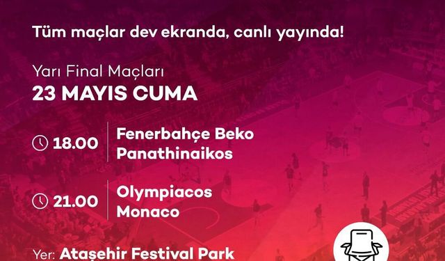 2025 Euroleague Final Four heyecanı Ataşehir’de