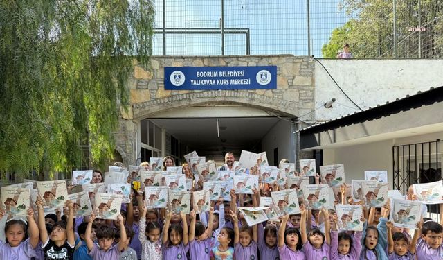 Bodrum’da minik okurlar yazarlarla buluştu