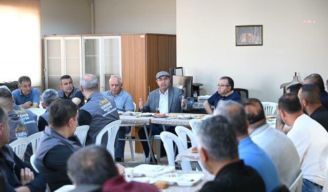 Kırşehir Belediye Başkanı Ekicioğlu, Destek Hizmetleri Müdürlüğü personeli ile bir araya geldi