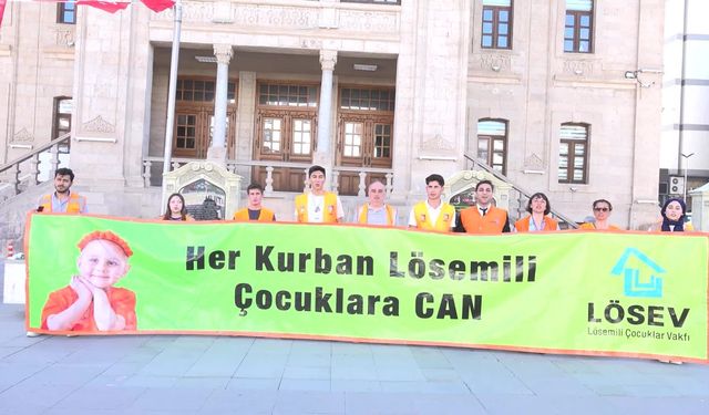 LÖSEV, “Her Kurban Lösemili Çocuklara Can” sloganıyla Kurban Bayramı öncesi Aksaray’da farkındalık çalışması başlattı