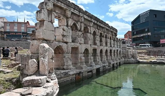 Yozgat’ta bulunan Roma Hamamı kalıntıları ilgi görüyor