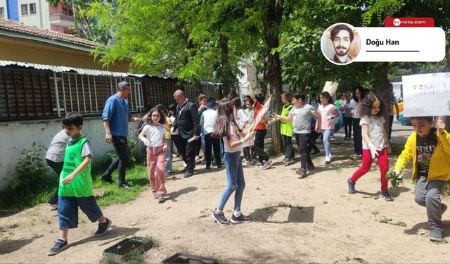 Çocuklara çevre eğitimi ve semineri verildi