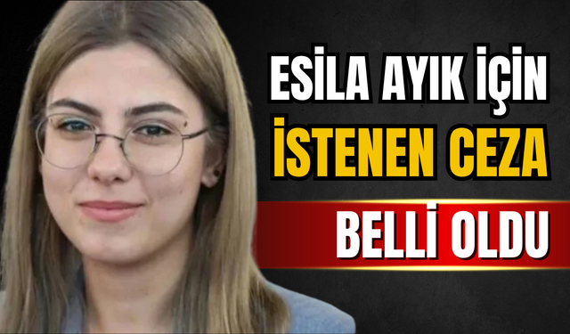 Esila Ayık için 4 yıl 8 ay hapis cezası istendi