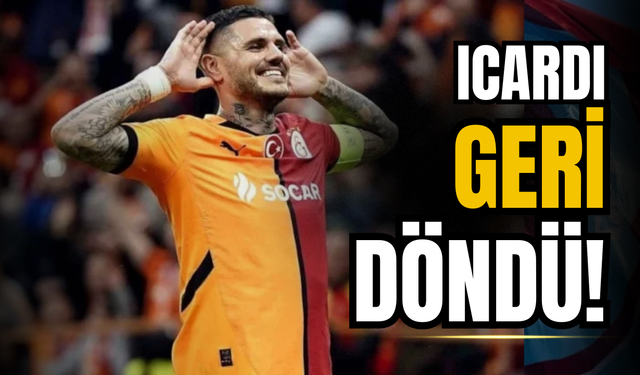 Icardi kutlamalar için İstanbul'a geldi