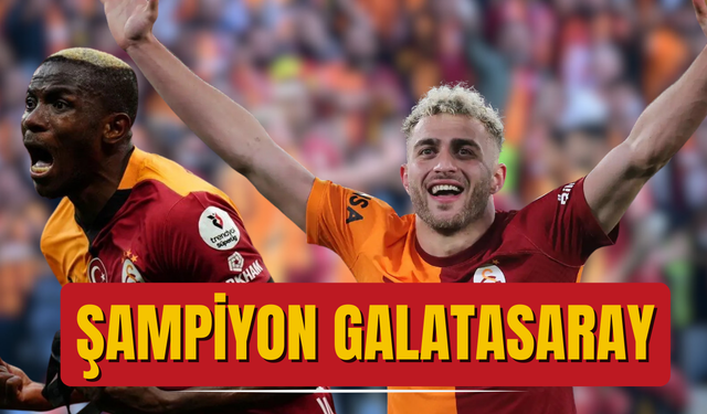 2024-2025 sezonu Süper Lig şampiyonu Galatasaray!