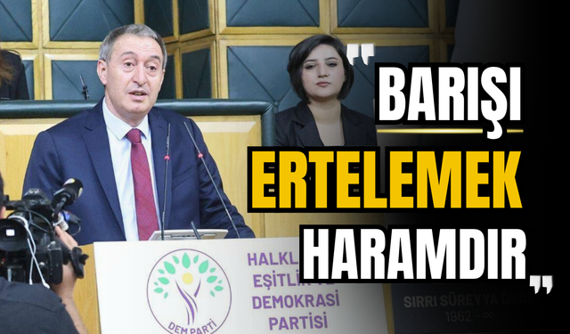 Bakırhan: Barışı ertelemek haramdır