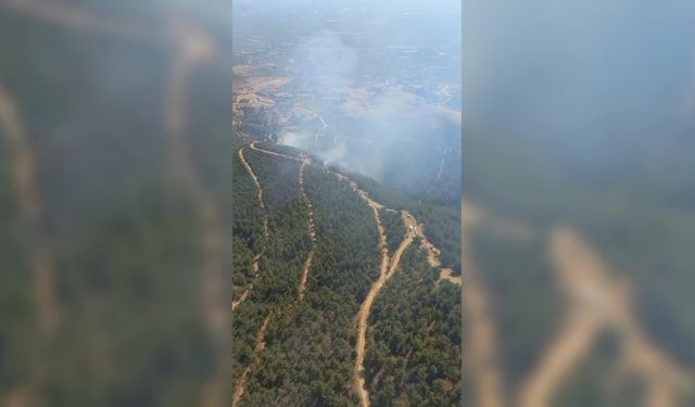 Alaşehir’de ormanlık alanda yangın çıktı: 4 uçak, 2 helikopterle müdahale devam ediyor